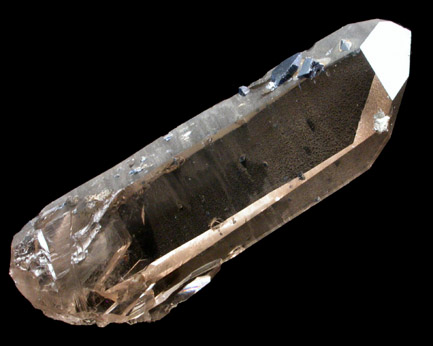 Anatase on Quartz from Tysse Hydroelectric Project Construction, Matskorhae, Norway