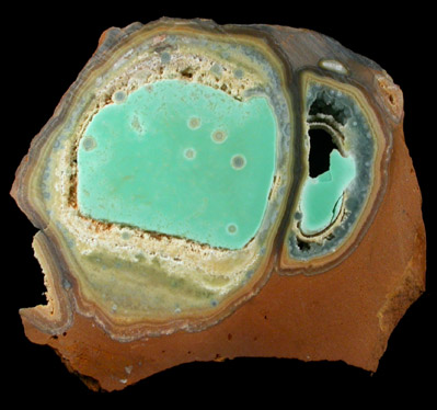 Variscite with Crandallite and Wardite from Little Green Monster Mine, Clay Canyon, Fairfield, Utah County, Utah (Type Locality for Wardite)
