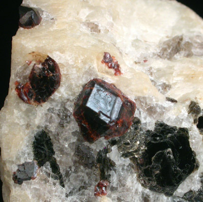 Almandine Garnet from Davis Mine, Minpro, Mitchell County, North Carolina