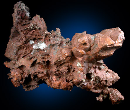 Copper (crystallized) from Kearsarge Mine, Keweenaw Peninsula Copper District, Houghton County, Michigan
