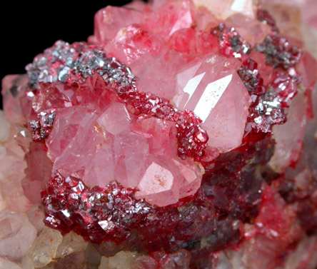 Cinnabar on Quartz from Avala Mountain, near Beograd (Belgrade), Serbia