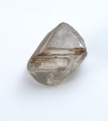 Diamond (0.80 carat brown octahedral crystal) from Northern Province, South Africa