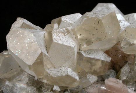 Calcite on Dolomite from St. Eustache, Québec, Canada