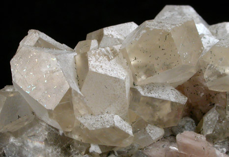 Calcite on Dolomite from St. Eustache, Qubec, Canada