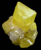 Sulfur from Scofield Quarry, Maybee, Monroe County, Michigan