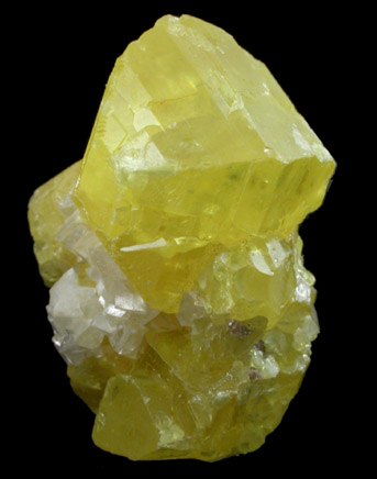 Sulfur from Scofield Quarry, Maybee, Monroe County, Michigan