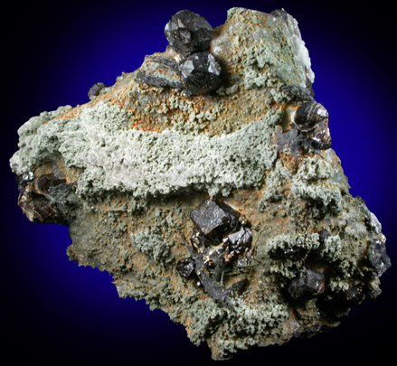 Andradite Garnet with Magnetite and Pyrite from Cornwall Iron Mines, Cornwall, Lebanon County, Pennsylvania