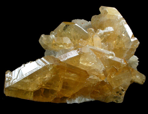 Barite on Calcite from Meikle Mine, Elko County, Nevada
