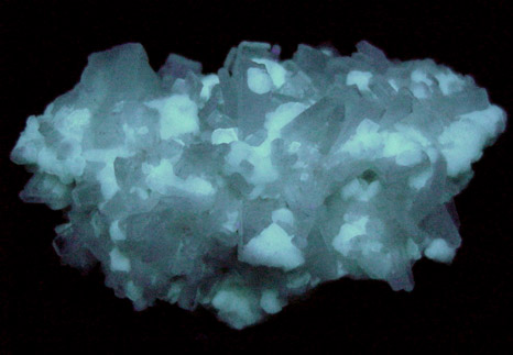 Celestine and Calcite from Woodville Quarry, Sandusky County, Ohio