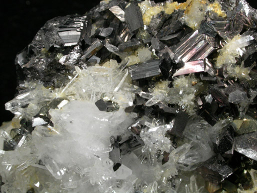 Enargite, Pyrite, Quartz from East Colusa Mine, Butte Mining District, Summit Valley, Silver Bow County, Montana