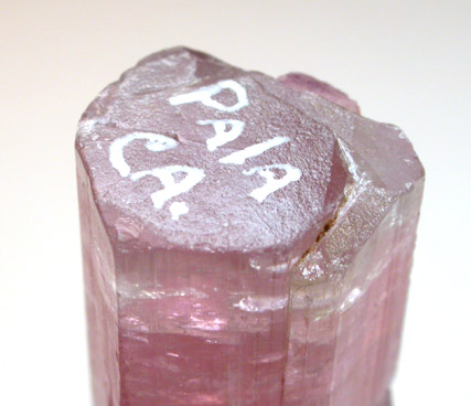 Elbaite var. Rubellite Tourmaline from Pala District, San Diego County, California