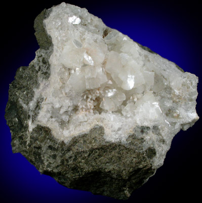 Heulandite-Ca with Stilbite and Quartz from New Street Quarry, Paterson, Passaic County, New Jersey