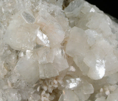 Heulandite-Ca with Stilbite and Quartz from New Street Quarry, Paterson, Passaic County, New Jersey