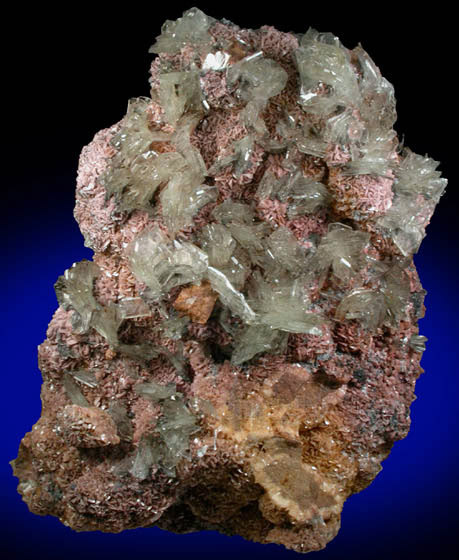 Barite with Rhodochrosite from Cerro Warihuyn, Huanuco Department, Peru