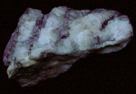 Witherite from Settlingstones Mine, Fourstones, northwest of Hexam, Northumberland, England