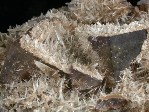 Fluorite with Calcite from Cave-in-Rock District, Hardin County, Illinois