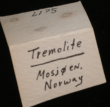 Tremolite from Mosjoen, Norway