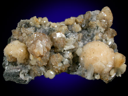 Heulandite-Ca and Stilbite from Braen's Quarry, Haledon, Passaic County, New Jersey