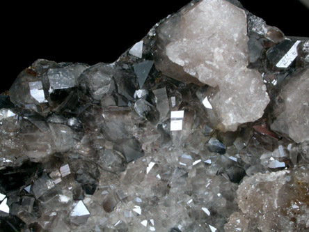Quartz with Hematite from Prospect Park Quarry, Prospect Park, Passaic County, New Jersey