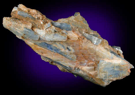 Kyanite in Quartz from Macon County, North Carolina