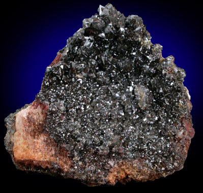 Descloizite and Smithsonite from (Berg Aukus Mine), Grootfontein, Otavi Mountain Land, Namibia