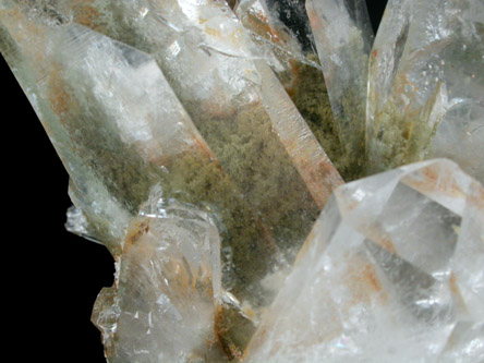 Quartz with Chlorite inclusions from Ouachita Mountains, Hot Spring County, Arkansas
