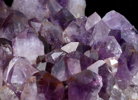 Quartz var. Amethyst from Catalan Agate-Amethyst District, Souther Paran Basalt Basin, Artigas, Uruguay