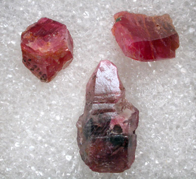 Corundum var. Ruby from Franklin, Macon County, North Carolina