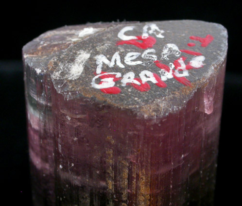 Elbaite Tourmaline from Mesa Grande District, San Diego County, California