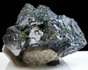 Marcasite on Galena from Picher, Ottawa County, Oklahoma