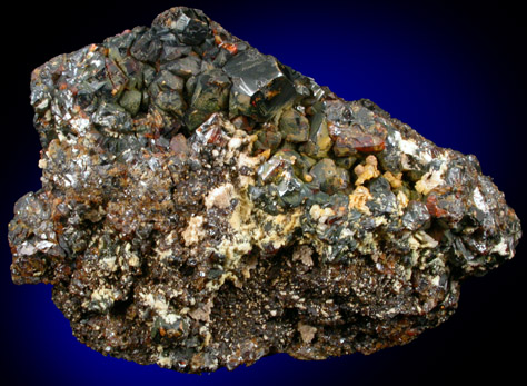 Greenockite, Sphalerite, Hemimorphite from Tri-State Lead-Zinc Mining District, near Joplin, Jasper County, Missouri