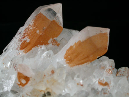 Quartz on Sphalerite from Tri-State Lead-Zinc Mining District, near Joplin, Jasper County, Missouri