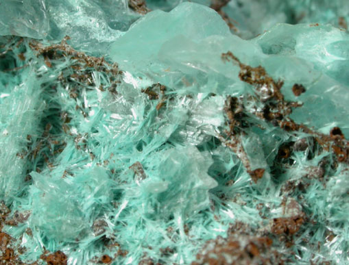 Aurichalcite with Calcite from Mina Ojuela, Mapimi, Durango, Mexico