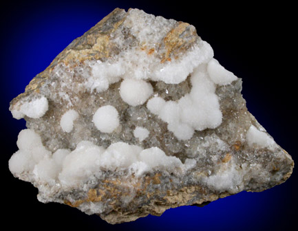 Strontianite from Meckley's Quarry, 1.2 km south of Mandata, Northumberland County, Pennsylvania