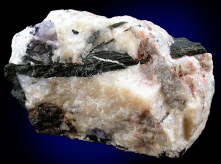 Leucophanite, Catapleiite, Hornblende from Laven Island, Langesundsfjord, Vestfold, Norway (Type Locality for Leucophanite and Catapleiite)