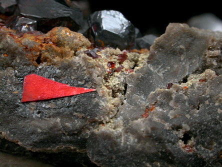 Greenockite and Sphalerite from Carterville, Tri-State Mining District, near Joplin, Jasper County, Missouri