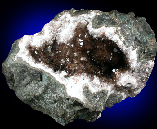 Quartz var. Smoky from New Street Quarry, Paterson, Passaic County, New Jersey