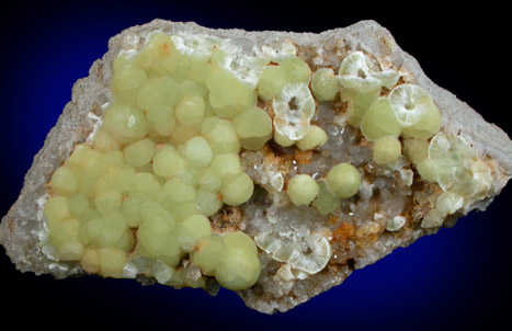 Wavellite from National Limestone Quarry, Lime Ridge, Mount Pleasant Mills, Snyder County, Pennsylvania