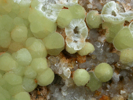 Wavellite from National Limestone Quarry, Lime Ridge, Mount Pleasant Mills, Snyder County, Pennsylvania