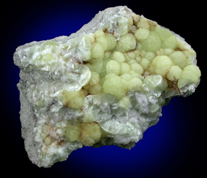 Wavellite from National Limestone Quarry, Lime Ridge, Mount Pleasant Mills, Snyder County, Pennsylvania