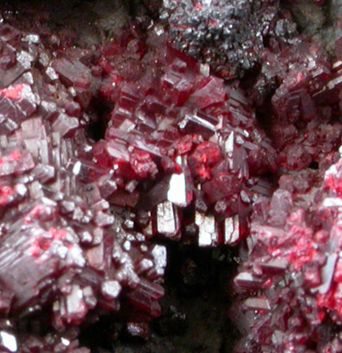 Cinnabar from Idrija Mine, Mt. Avala near Belgrade, Idrija (formerly Idria), Republic of Slovenia