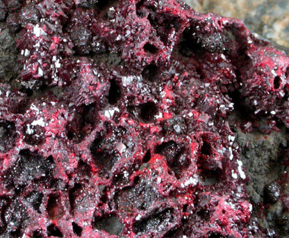 Cinnabar from Idrija Mine, Mt. Avala near Belgrade, Idrija (formerly Idria), Republic of Slovenia