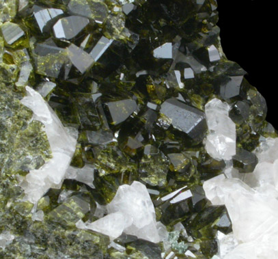 Epidote and Quartz from Calumet Mine, 12 km NNE of Salida, Chaffee County, Colorado