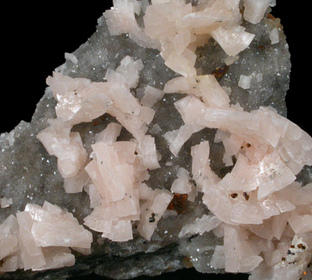 Dolomite, Chalcopyrite, Quartz from Black Rock Quarry, Lawrence County, Arkansas