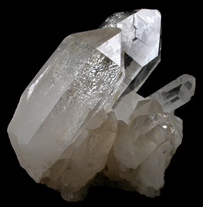 Quartz var. Dauphin-law Twin from Kanton Uri, Switzerland