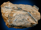 Kyanite in schist from Monte Campione, Tessino, Switzerland