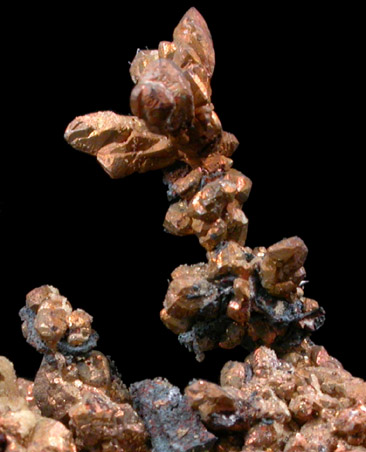 Copper (Auriferous) from Cole Mine, 700' Level, Bisbee, Cochise County, Arizona