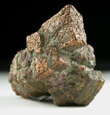 Copper (crystallized) from Phoenix Mine, Phoenix, Keweenaw County, Michigan