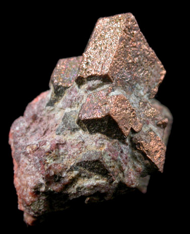 Copper (crystallized) from Phoenix Mine, Phoenix, Keweenaw County, Michigan