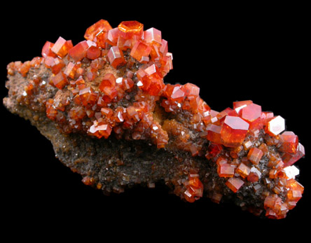 Vanadinite from Mibladen, Haute Moulouya Basin, Zeida-Aouli-Mibladen belt, Midelt Province, Morocco